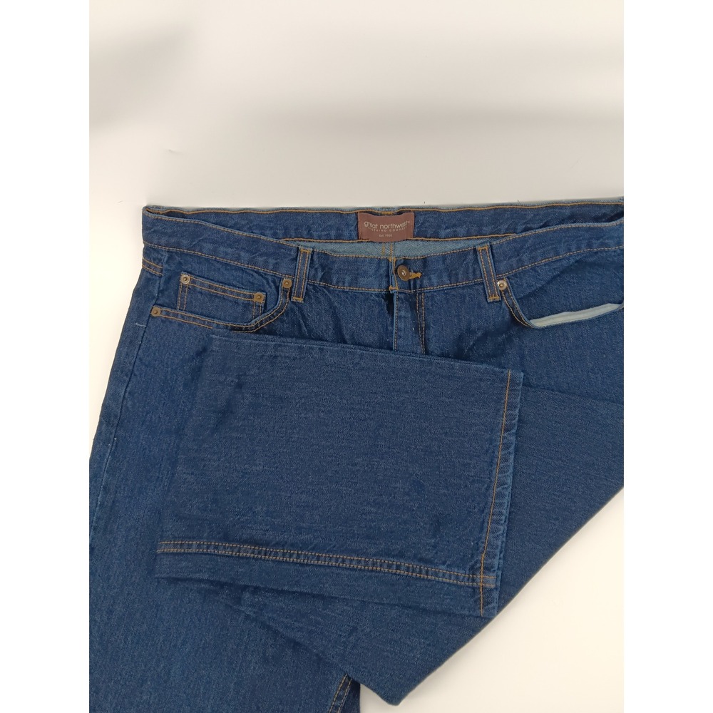 Great Northwest Clothing Co Mens Jeans 38x30‎ Blue Denim Straight Fit Cotton